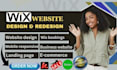 wix website redesign wix website design wix studio website wix booking wix site