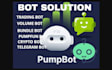 make pump fun trading bot, crypto volume bot, telegram trading bot on solana