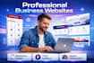design and develop a professional business website
