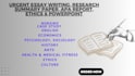 urgent research writing, summary and powerpoint