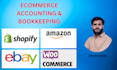 do amazon, shopify, ecommerce bookkeeping in quickbooks online