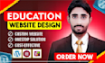 build elearning and educational online course wordpress website