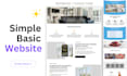 create a basic, simple custom code or wordpress website