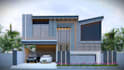 create 3d architectural front elevations modeling and rendering