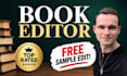 copy edit and proofread your fantasy book