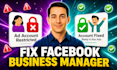 fix, organize, and set up your facebook business manager