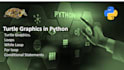 help you how to start working in python turtle graphics
