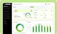 design a modern saas dashboard, admin panel, or web app UI in figma