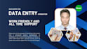 data entry with securely, creatively and smartly file handover