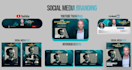 design youtube, linkedin, all platforms full branding