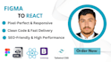 convert figma, PSD, xd to responsive HTML, CSS, bootstrap,react