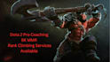 play with you or coach you in dota 2 , 9k mmr