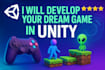 create a complete mobile or PC game in unity