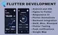 do figma to flutter front end with responsive flutter ui as flutter developer