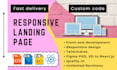 convert figma to responsive landing page for your business