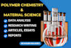 write reports on polymer and material chemistr