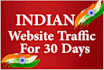 do indian website traffic