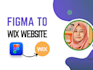convert figma to wix website design or redesign wix website
