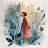 hand paint a stylised watercolor illustration
