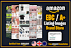 do amazon a plus, ebc, listing images, and brand store design