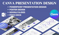 design redesign canva powerpoint presentation pitch deck google slides ppt figma