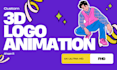 create a professional 3d logo animation for your brand