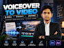 edit b rolls, clips according to voiceover for social media