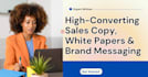 write high converting sales copy and white papers