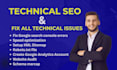 do fix technical seo error, xml sitemap, website index,