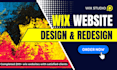 do wix website redesign and wix website design and redesign