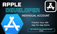 create verified apple developer individual  account for publishing app