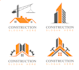 do roofing construction business logo