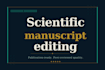 edit your science manuscript for publication by a research scientist