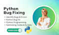do python bug fixing and python programming of your projects