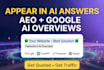 optimize website for google ai overviews aeo GEO and chatgpt