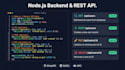 build a scalable node js rest API and backend system