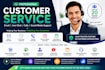 handle customer service via email support, live chat and calls professionally