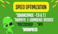 shopify prestashop duda wix squarespace speed optimization