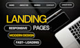 design high converting landing pages on webflow, instapage, and kajabi