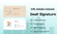 create a clickable and animated HTML email signature