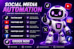 create social media bot, twitter x bot, instagram bot, tiktok bot, youtube bot