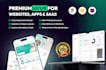 do UI UX website design, app design or saas dashboard design