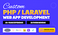 full stack development php laravel react developer