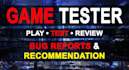 play, test and review your game