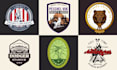 design a professional round, badge, patch, stamp logo