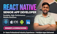 develop a custom cross platform app using react native