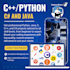do programming in java, cpp, c hash, c, and python