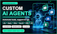 build custom ai agent, n8n automation workflow and chatbot