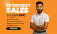 setup, manage your amazon ads campaign, guaranteed 2x to 3x ROI