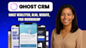 build ghost cms website, ghost theme, newsletter, fix or clone ghost website cms